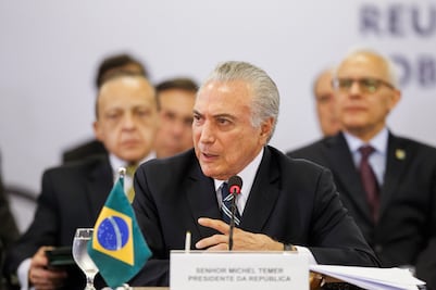 Cronología. El gobierno de Michel Temer, en crisis
