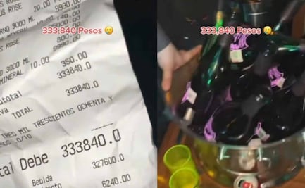 Gastan más de 300 mil pesos en bar; pago de cuenta se vuelve viral 