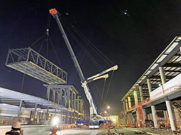 Concluye instalación de pasarela en Indios Verdes