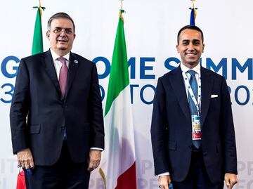 Ebrard se reúne con el canciller de Italia; misión viajará a México en 2022