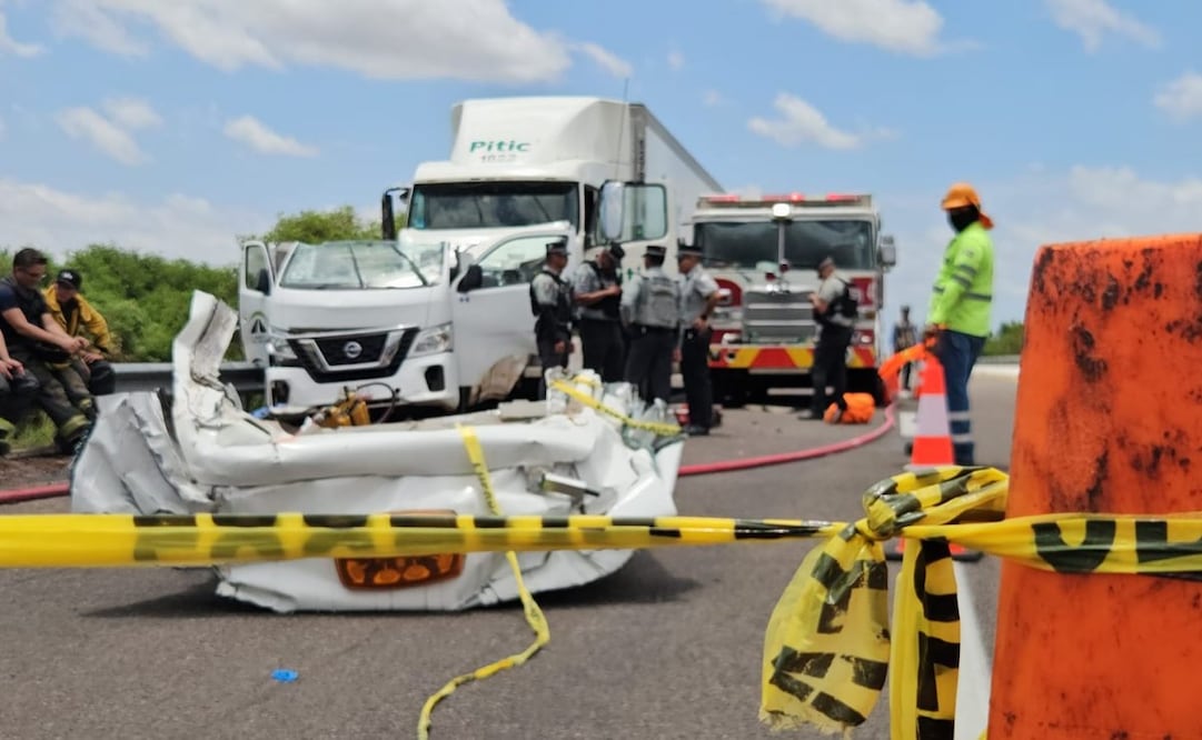 Choque deja dos trabajadores muertos en Culiacán; investigan las causas del accidente.
Foto: Especial.