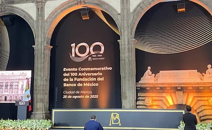 Inician festejos por los 100 años de la fundación de Banxico; lanzan moneda conmemorativa