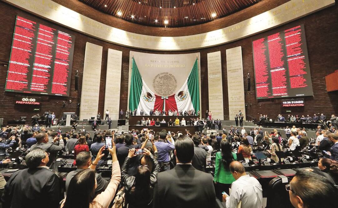 La Cámara de Diputados recibió de manera formal la propuesta de reforma sobre la Guardia Nacional. Foto: Especial.