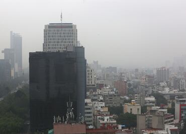 Reportan banco de niebla en oriente y poniente del DF