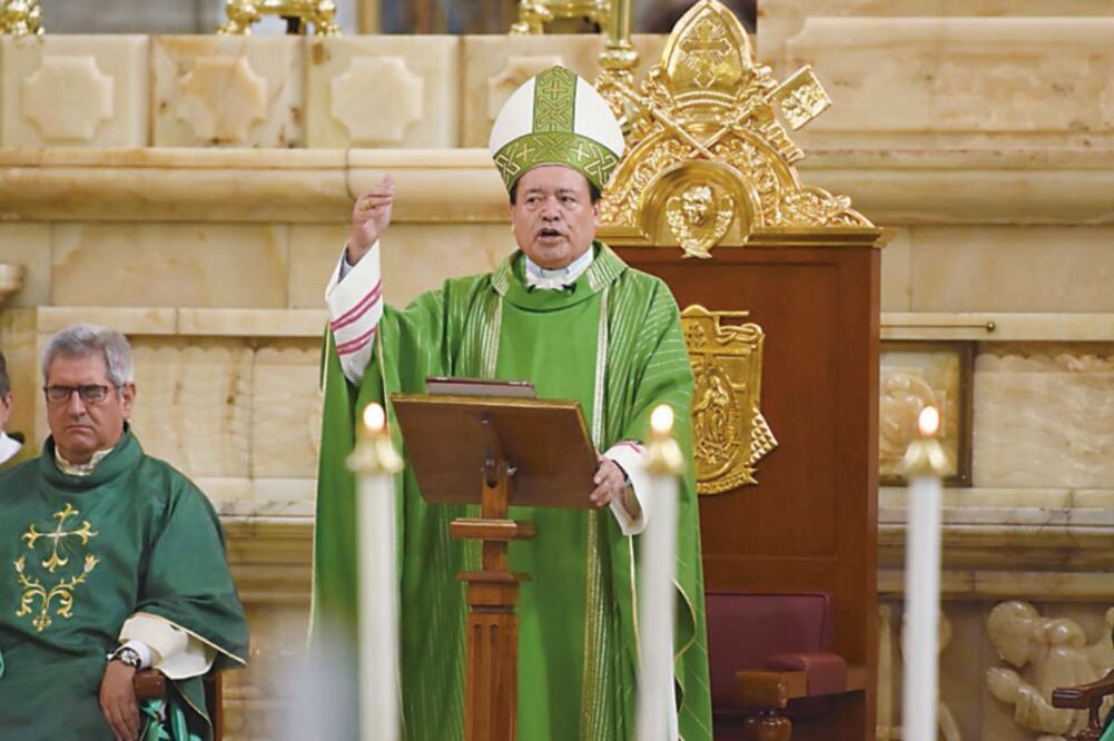 El vocero de la Arquidiócesis, Hugo Valdemar, rechazó que la Iglesia católica promueva alguna marcha contra la comunidad (ARMANDO MONROY. CUARTOSCURO)