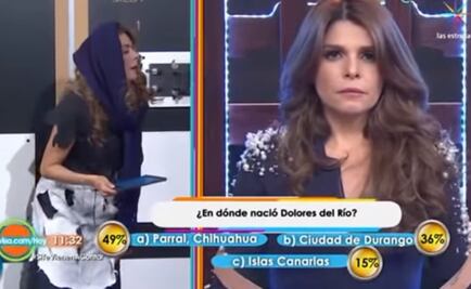 A Itatí Cantoral se le "sale" grosería en "Hoy"