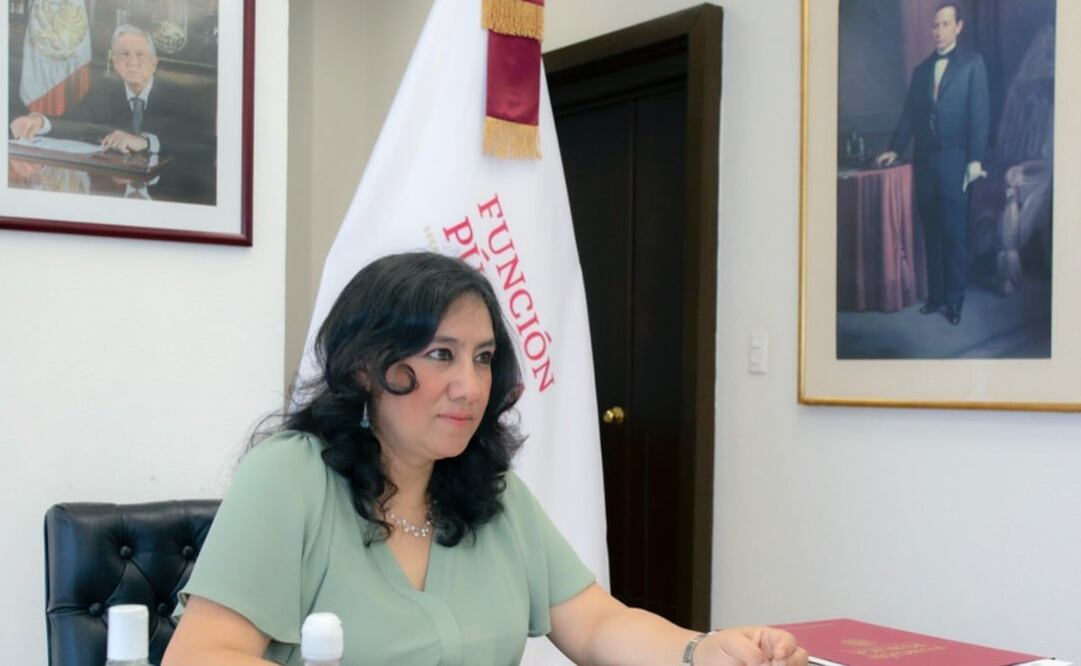 El presidente López Obrador informó que decidió sustituir a Irma Eréndira Sandoval por Roberto Salcedo Aquino en la SFP. Foto: Twitter @Irma_Sandoval