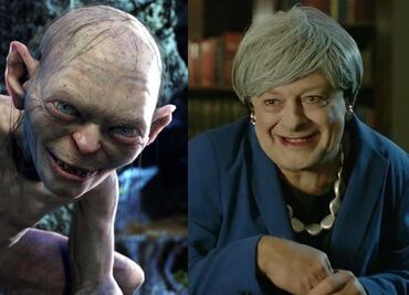 Actor de “El Señor de los Anillos” convierte a Theresa May en “Gollum”