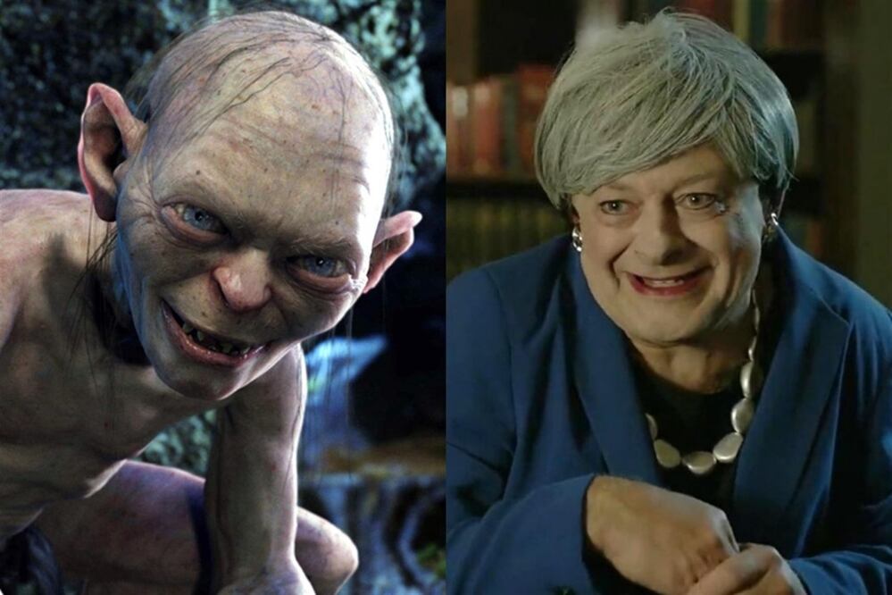 Serkis recupera su voz de Gollum para "crear una conversación" entre la propia May siendo Gollum y su "buen" álter ego, emulando a Smeagol. Foto: Europapress