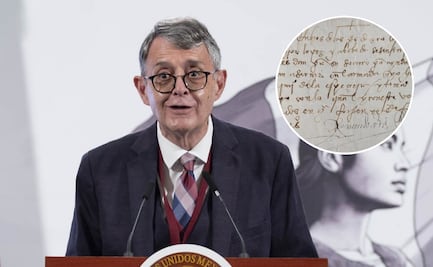 Destacan en la mañanera devolución del FBI a México de manuscrito robado firmado por Cortés; es muy importante, dice Suárez del Real