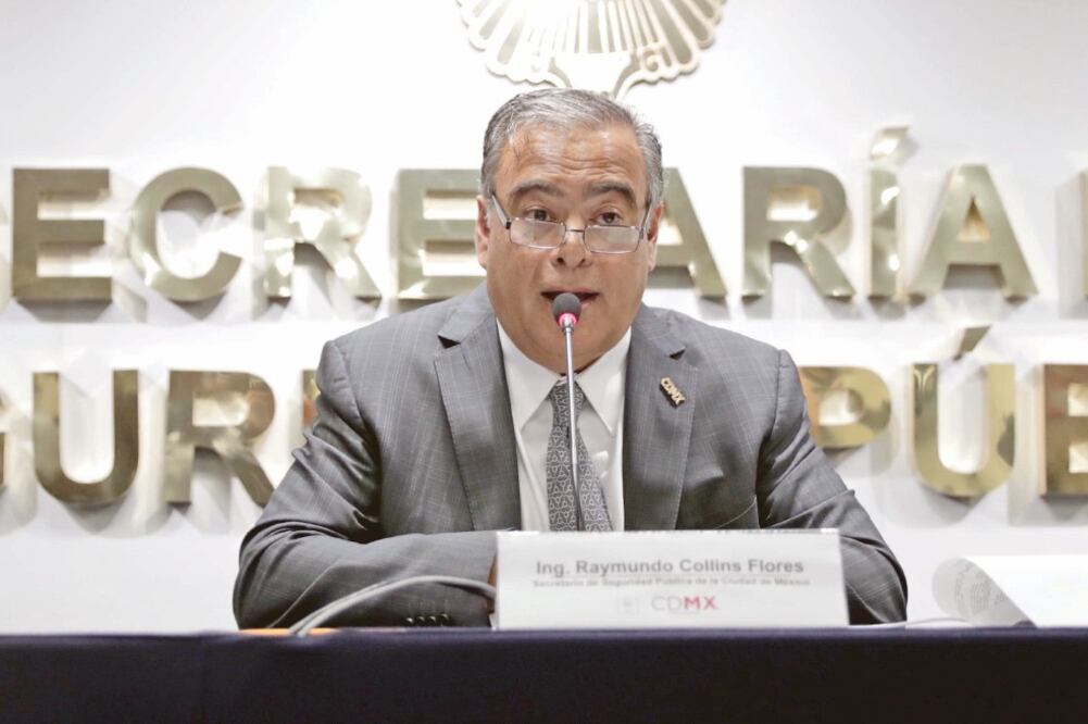 Medidas de seguridad. El titular de la SSP capitalina, Raymundo Collins, informó que se vigilarán las principales vialidades del Centro. ARCHIVO EL UNIVERSAL