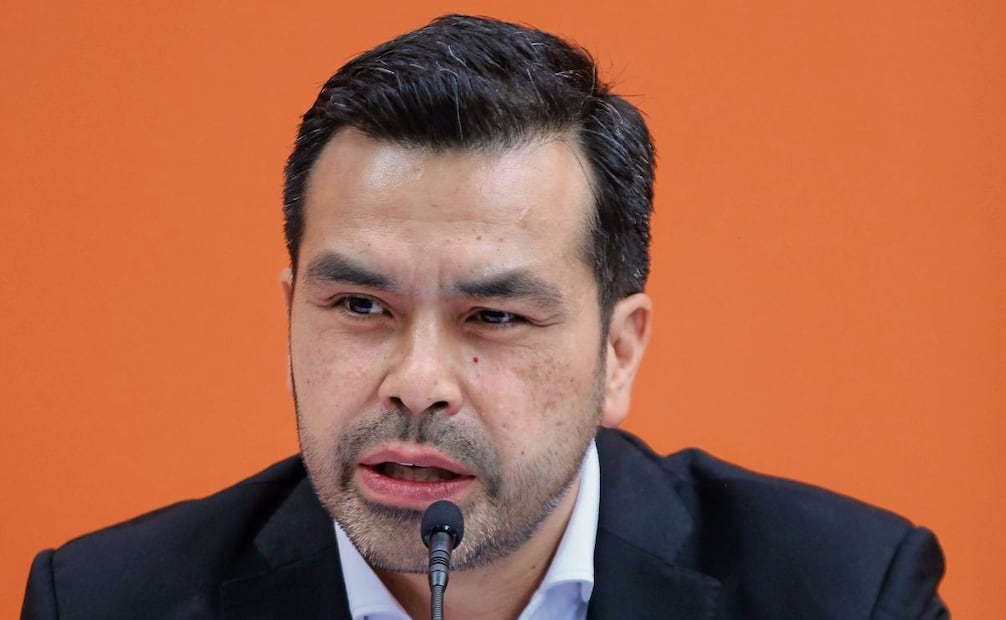 Jorge Álvarez Máynez aseguró que la diferencia entre MC y Morena, y del PRIAN, es que su partido no ha traicionado sus promesas históricas. 
Foto: Galo Cañas / CUARTOSCURO