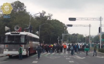 CNTE marcha de Estela de Luz al Zócalo capitalino  