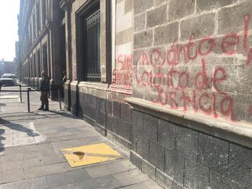 Registra feminicidio la segunda cifra más alta del sexenio; protestan afuera de Palacio