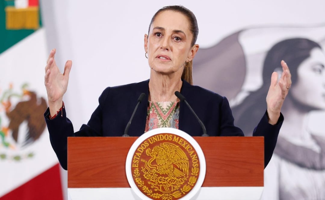 Conferencia Matutina de la Presidenta Claudia Sheinbaum. 16 de febrero de 2026. Foto: Diego Simón / EL UNIVERSAL