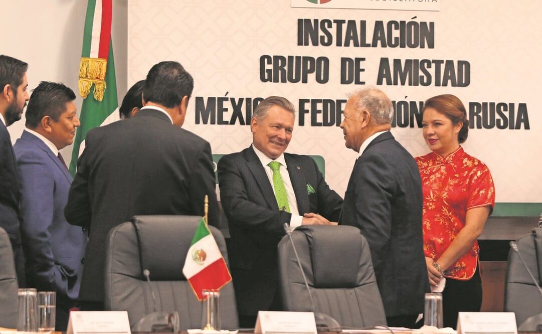 En la instalación del grupo de amistad México-Rusia, el embajador de Moscú, Viktor Koronelli, estuvo presente. Foto: Archivo/ EL UNIVERSAL