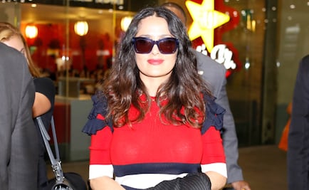 Salma Hayek llega a la CDMX