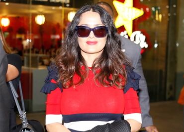 Salma Hayek llega a la CDMX