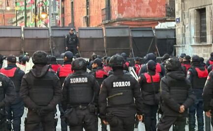 A un día de la marcha de la Generación Z, refuerzan seguridad en el Zócalo capitalino; colocan barricadas de concreto
