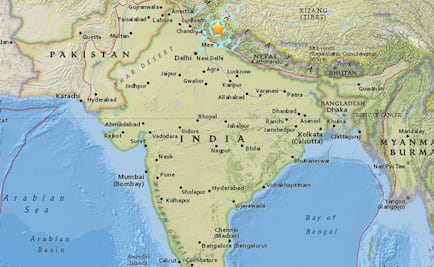Sismo de 5.8 grados sacude Nueva Delhi y norte de India