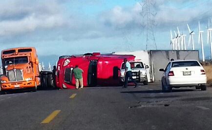 Fuertes vientos derriban 4 tráileres en el Istmo