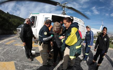 Rescatan a 12 maratonistas en NL; dos con signos de hipotermia