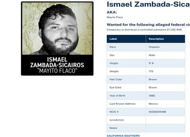 DEA recuerda que está a la caza de Ismael Zambada Sicairos, “Mayito Flaco”, por conspiración para distribuir sustancia controlada