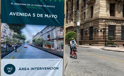 Anuncian nueva ciclovía en avenida 5 de Mayo en la alcaldía Cuauhtémoc