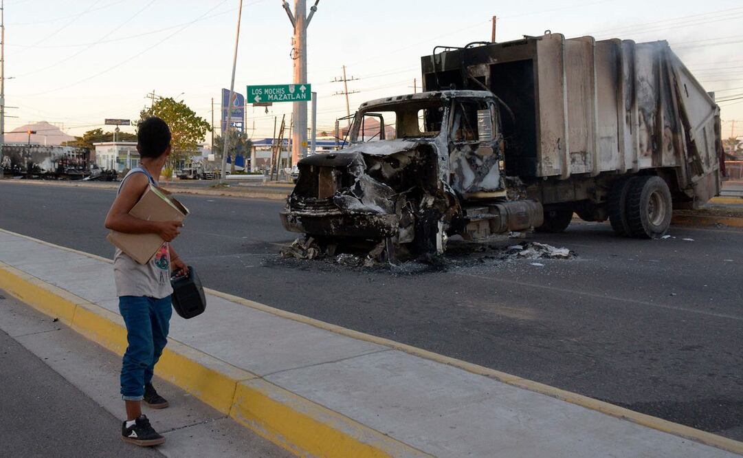 Regreso a clases en Culiacán. Foto: AFP