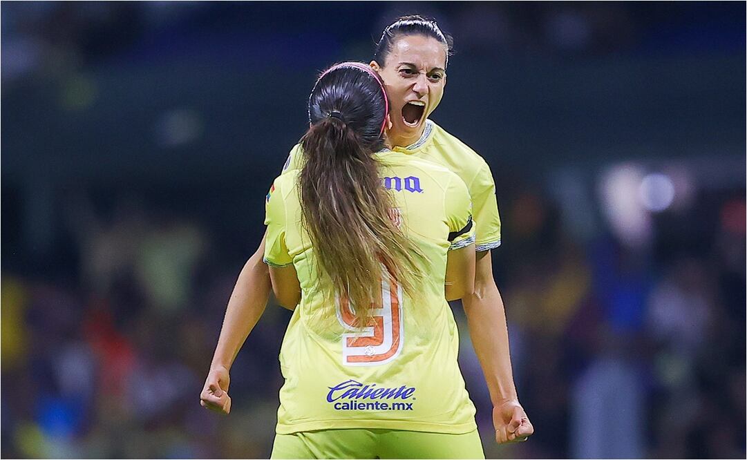 Aurélie Kaci celebra su gol en la final del Clausura 2023