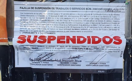 Suspenden 4 "chelerías" y 2 bares por no respetar medidas sanitarias en Toluca y Metepec