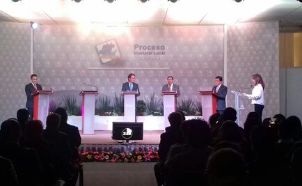 Candidatos a la gubernatura de Hidalgo debaten en medio de acusaciones