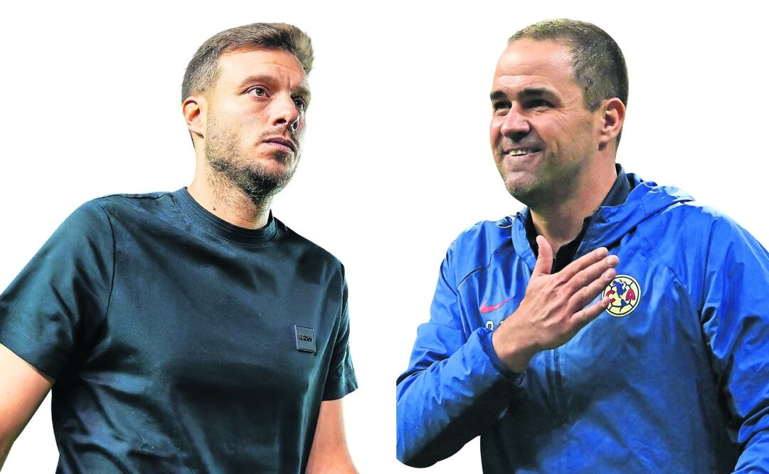 André Jardine y Martín Anselmi. Foto Especial