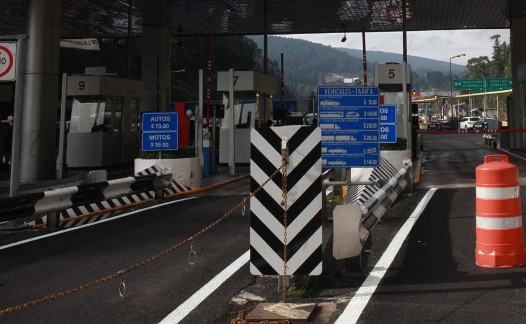 Cerrarán carril en la México-Toluca por obras