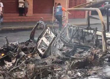 Atropellan a niña y pobladores queman patrullas