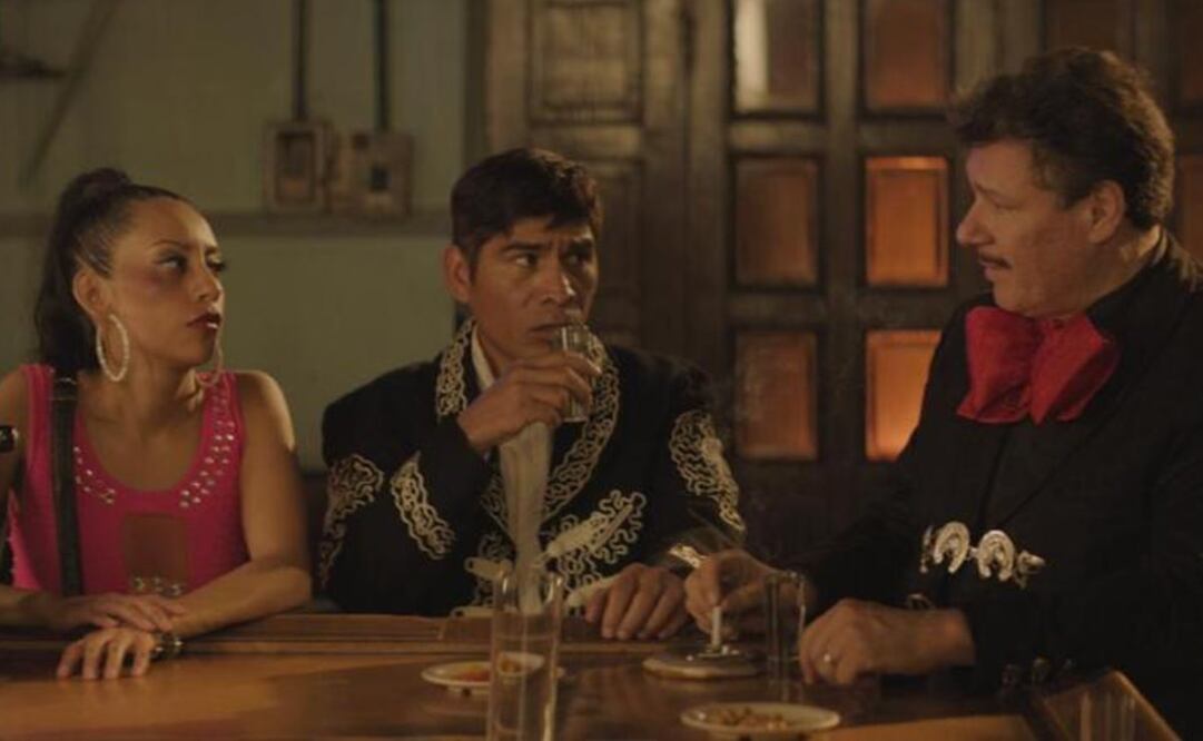 José Alfredo Jiménez Medel y Luis Alfredo Jiménez, hijo y nieto, respectivamente, del autor de “El jinete” y “Ella”, colaboraron en el cortometraje "Un mundo raro".