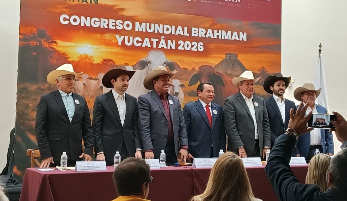 Joaquín Díaz Mena impulsa el campo con el Congreso Mundial Brahman Yucatán 2026; proyectan derrama millonaria en Mérida. Foto: Especial
