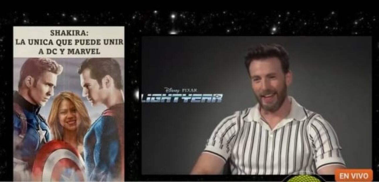 Cuestionan a Chris Evans sobre Shakira; responde si saldría con ella 