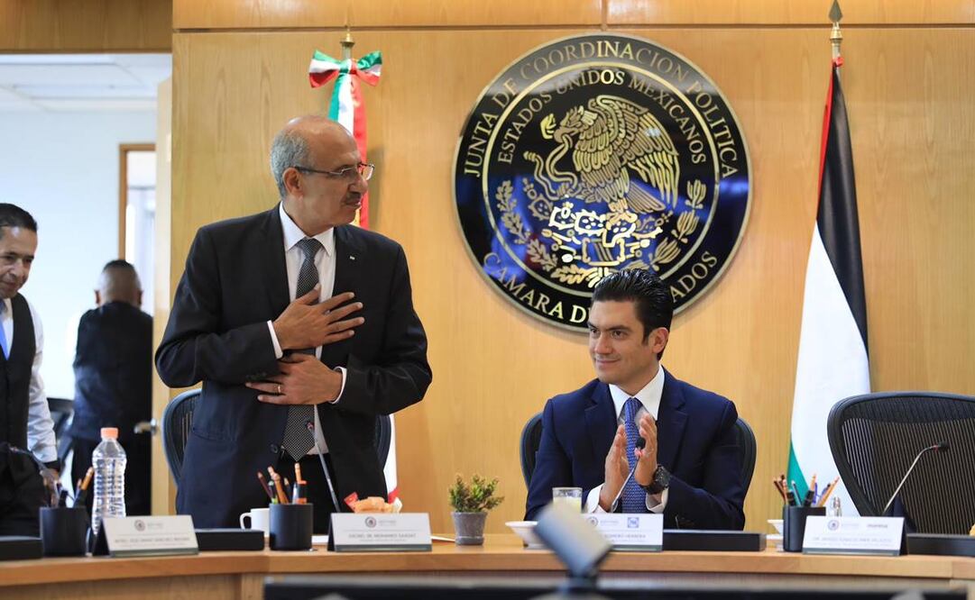 Reciben diputados a embajador de Palestina en México / @JorgeRoHe