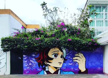 Animuros, donde el arte y el anime se unen; “Beloz” transforma espacios olvidados en murales que inspiran