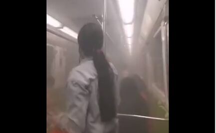 Reportan humo en vagón de interestación del Metro Copilco-Universidad