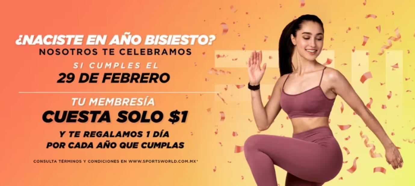 Promoción Sports World. Foto: Captura de pantalla