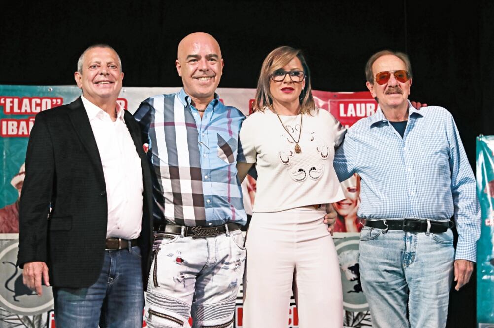 César Bono, Gabriel Varela, Roxana Castellanos y Benito Castro. (Foto: LUCÍA GODÍNEZ. EL UNIVERSAL)