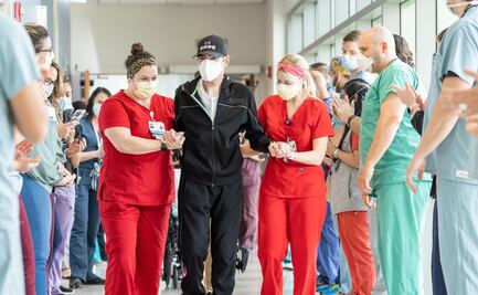 Así fue la salida de Toño Mauri del hospital 