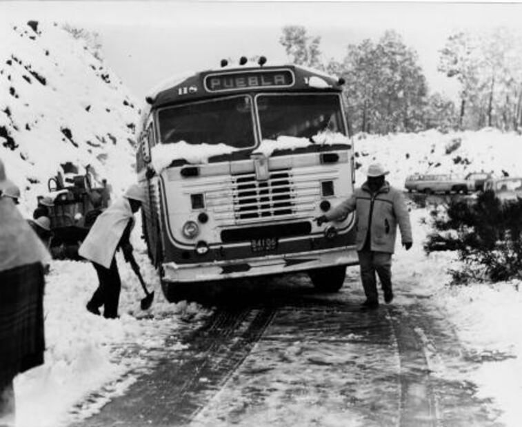 La nevada que cubrió de blanco a la capital