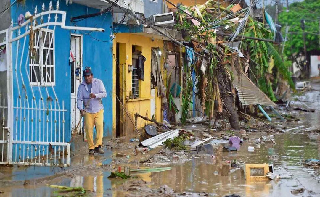En Veracruz la cifra de muertos por las lluvias registradas en los últimos días llegó a 15. Foto: Carlos Nava / CUARTOSCURO