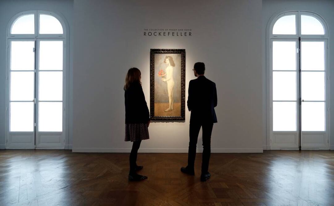 La obra maestra de la colección es Chica joven con una cesta de flores de Picasso, pintada en 1905. FOTO: Reuters.