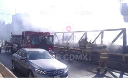 Se registra incendio en avenida Chapultepec