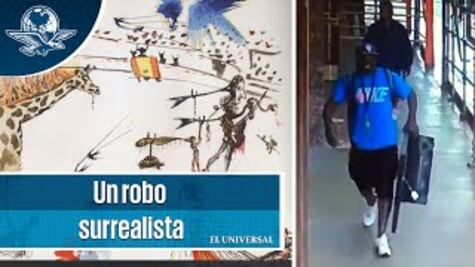 Se roban obra de Salvador Dalí como si nada