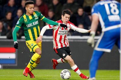 "Chucky" Lozano participa en la goleada del PSV